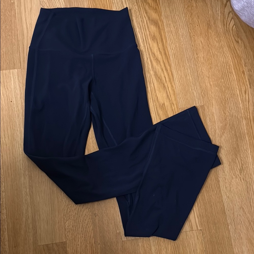 Women's Navy Blue Flare Pants